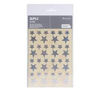 APLI Kids 11807 - Gomets stelle olografiche grandi e piccole 3 fogli
