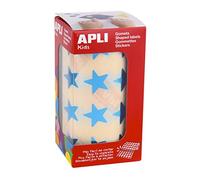 APLI Kids 12052 - Rotolo di gomets stella grande, 19,5 mm