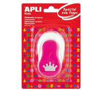 APLI Kids 13300-Perforatrice carta e gomma EVA corona 25,4 mm