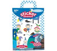 APLI Kids 16765 - Set di gommini Sticker Adventure modello Cavalieri