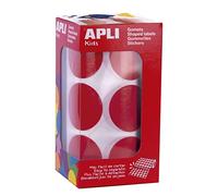 APLI Kids 17863 - Gomets rossi rotondi giganti XL diam 33 mm