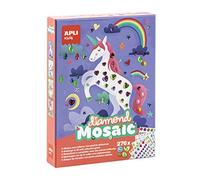 APLI Kids 17927 - Set fai da te, mosaico con diamanti