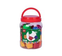APLI Kids 18215 - Barattolo di forme geometriche, colori assortiti