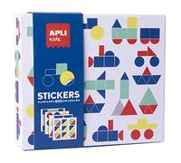 APLI Kids 18359 - Juego de gomets geométricos Vehículos