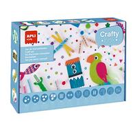 APLI Kids 19258 - CRAFTY BOX, Set di materiali assortiti per l'artigianato dei bambini