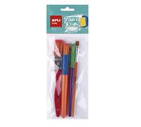 APLI Kids 19411 Set di 5 Pennelli in Misure Assortite