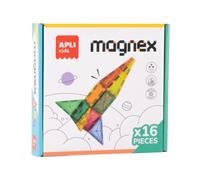 APLI Kids 19419 - Gioco educativo di costruzione con parti magnetiche trasparenti, varie forme geometriche magnetiche per creare figure 3D.