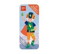 APLI Kids 19709 - Magnetic Mix&Match, Gioco Magnetico Modello Supereroi. Set per