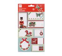 APLI Kids 20224 - Etichette regalo natale modello Schiaccianoci- Adesivi per identificare e decorare i regali, 1 foglio di adesivi