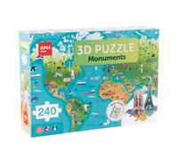 APLI Kids 20632 - Puzzle Monumenti del Mondo, 240 Pezzi