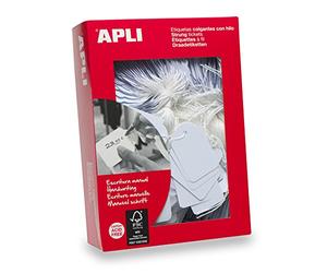 APLI Kids 395, Confezione di 400 etichette, 45 x 65 mm, colore: bianco