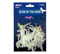 Apli Kids - Dinosauri, Confezione di adesivi luminosi