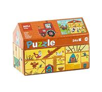 APLI Kids - Fattoria Puzzle Casita, 24 pezzi, multicolore, 17354