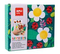 Apli Kids Gomet Games Meriquita - 8 fogli illustrati da 200 g - 8 gomet fogli geometrici mobili - alto valore educativo - buste NEW