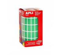 APLI Kids - Rotolo di gommets Rettangolare 20 x 10 mm Verde