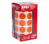 APLI Kids - Rotolo di gommets Rotondo Ø 20 mm arancione
