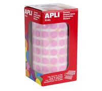 APLI Kids - Rotolo di gommini rotondi Rotondo Ø 10,5 mm Rosa