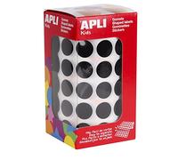 APLI Kids - Rotolo di gommini rotondi Rotondo Ø 15 mm Nero