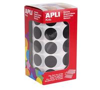 APLI Kids - Rotolo di gommini rotondi Rotondo Ø 20 mm Nero