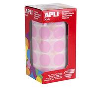 APLI Kids - Rotolo di gommini rotondi Rotondo Ø 20 mm Rosa