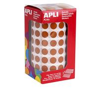 APLI Kids - Rullo gommets rotondi Ø 10 Rotondo Ø 10,5 mm marrone