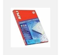 APLI Labels Round corners 99.1 x 93.1mm etichetta autoadesiva Bianco 600 pz