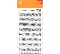 APLI Lettere e Numeri Trasferibili Super - Nero, 3 mm