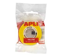APLI - Nastro adesivo Sacchetto giallo 19 mm x 33 m giallo