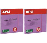 APLI NOTE FUNNY 75X75 VIOLA PASTEL (Confezione da 2)
