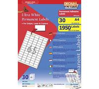 Apli OLW4730 - Etichette multiuso, 38,1 x 21,2 mm, 1950, colore: Bianco