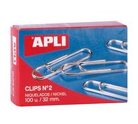 APLI Paper - Scatola Graffette magnetizzazione N2 32 mm 100 pezzi