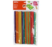APLI - Sacchetto bastone rotondo in legno colore 150 x 5 mm, 25 pz