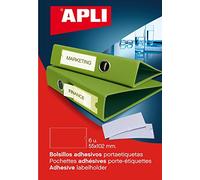 APLI Tasca per etichetta. 55 x 102 mm