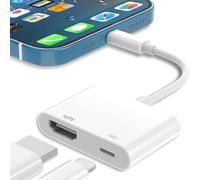 Aplimln Adattatore HDMI per iPhone, Lightning Digital AV Adapter 1080P Sync Schermo HDMI Cavo Connector to TV/HDTV/Monitor, Compatibile con iPhone 14/13/12/11/8/7/XR