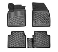 Apline Auto Tappetini Abitacolo per Ford Focus 4 2018-2021 Inodore 4D Tappeti in Gomma Nero