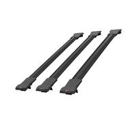 Apline Compatibile con Land Rover Freelander (L314) 1998-2006 Fly Model Barre Tetto Portapacchi Auto Barre Portatutto Nero Alluminio 3 Barre