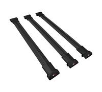 Apline Compatibile con Nissan Pathfinder 3 (R51) 2004-2012 Fly Model Barre Tetto Portapacchi Auto Barre Portatutto Nero Alluminio 3 Barre