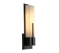 Aplique de pared exterior de mármol blanco moderno, 8 W, luz LED para tocador, para baño, dormitorio, sala de estar, cocina, vestíbulo, oscuro