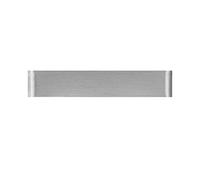 Aplique de pared LED, lámpara de pared decorativa para sala de estar, dormitorio, luz de pared interior compatible con el hogar, accesorio de iluminación de pared de aluminio cepillado, lámparas