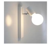 Apliques de pared de hierro forjado nórdico E27, lámpara de pared retro para mesita de noche, iluminación interior vintage, lámpara de pared para dormitorio, sala de estar, decoración del hogar