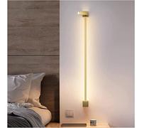 Apliques de pared LED, luz interior con interruptor giratorio de 350°, foco de lectura de 7 W, lámparas de baño, dormitorio, sala de estar, estudio, blanco
