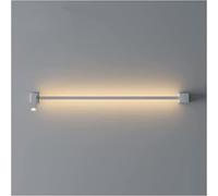Apliques de pared LED, luz interior con interruptor giratorio de 350°, foco de lectura de 7 W, lámparas de baño, dormitorio, sala de estar, estudio, blanco
