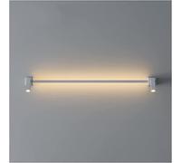 Apliques de pared LED, luz interior con interruptor giratorio de 350°, foco de lectura de 7 W, lámparas de baño, dormitorio, sala de estar, estudio, blanco