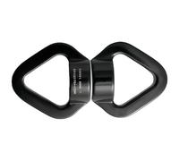 APLudoo 30KN Lega di Alluminio Swing Girelle Triangolare Rotazionale 360 Gradi Corda Girevole Connettori Per Altalena Pilates Amaca Connettori