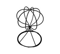 APLudoo Banchi di mostra robusti alla moda del cappello dei materiali del ferro con le progettazioni stabili della base per vari stili eleganti del cappello Usa il supporto regolabile