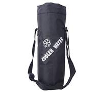 APLudoo Borraccia per il trasporto, portatile, isolata, per uomini, donne, bambini, escursionismo, campeggio, con tracolla, per passeggiate, arrampicata, escursionismo, campeggio, Nero , Taglia unica