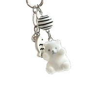 APLudoo Elegante catena per telefono con perline a forma di pesce pagliaccio, robusta e portatile, adatta a più telefoni per uso quotidiano e per feste, materiali robusti