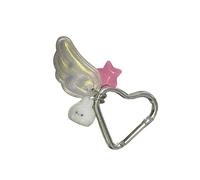 APLudoo Elegante portachiavi giapponese a forma di stella magica, leggero e robusto, con design retrò magico, con elegante supporto