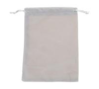 APLudoo Pacchetto di gioco da tavolo con coulisse di grado Borse per dadi in velluto Deck Card Deck Toy Jewelry Storage Bag Transfer Card Deck Pack, Grigio argento, Taglia unica