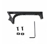 APLUSGEAR 4 colori in alluminio Linkage Curved Angled Foregrip for M-Lok Compatibile Handguard Systems (BK)